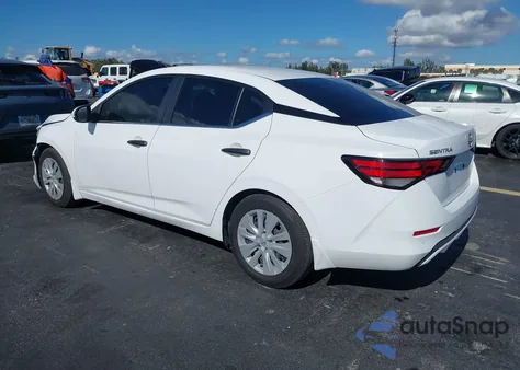 2025 Nissan Sentra S from USA, damaged, VIN 3N1AB8BV8SY253780